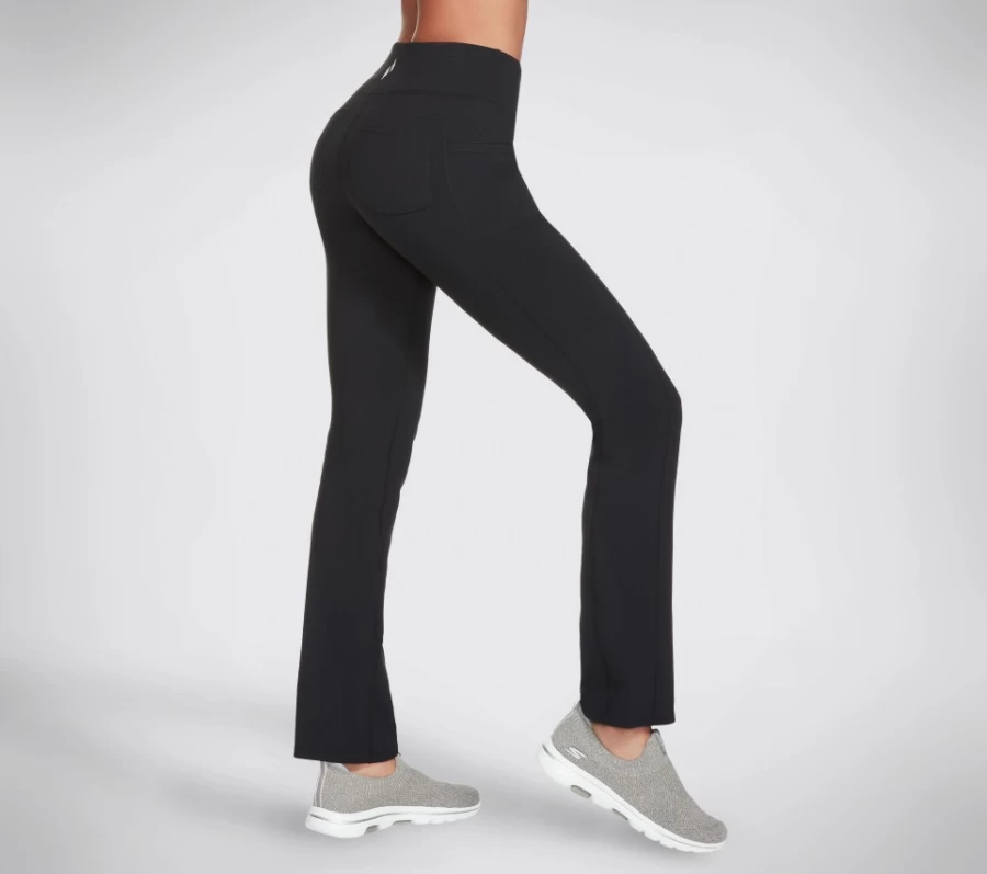 SKECHERS Women's Go Walk OG Pant Petite Length - Black Comfortable Walking Pants