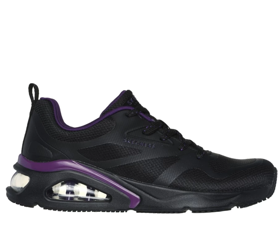 SKECHERS Women's Tres-Air Uno - Modern Aff-Air Sneakers in Black