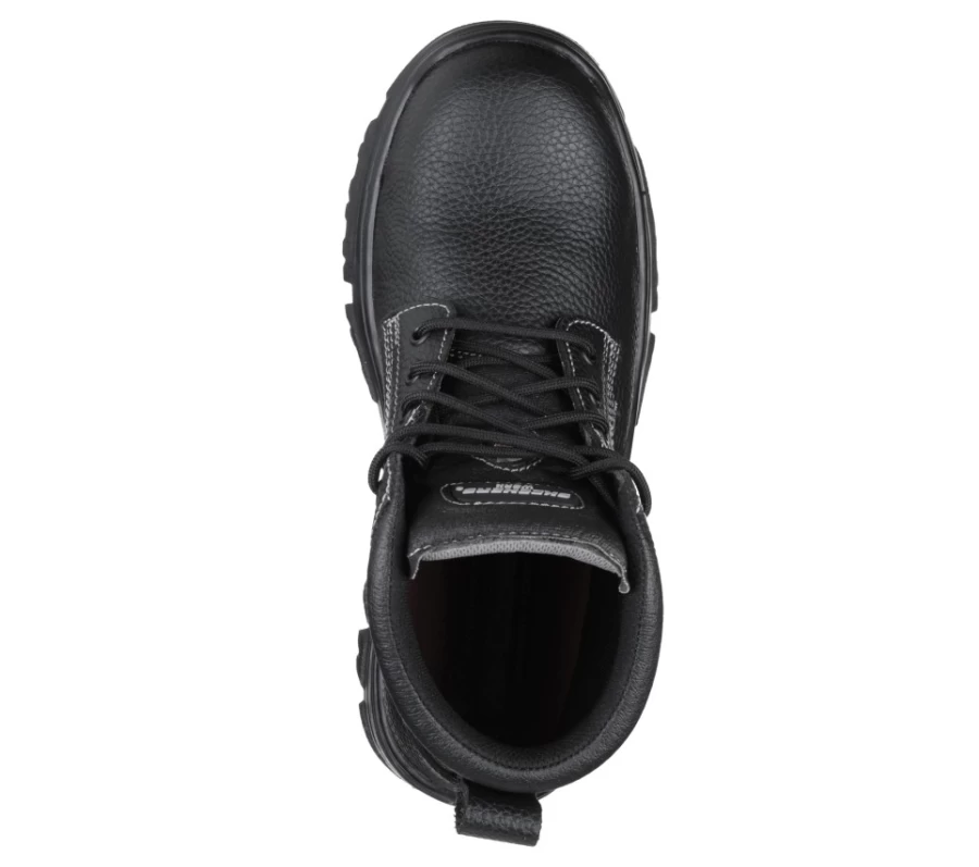 SKECHERS Men's Black Burgin Work Shoes - Tarlac St Style