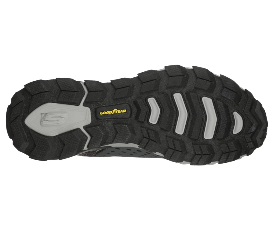 SKECHERS Men's Max Protect Sneakers in Black & Charcoal - Lightweight Comfort Walking Shoes