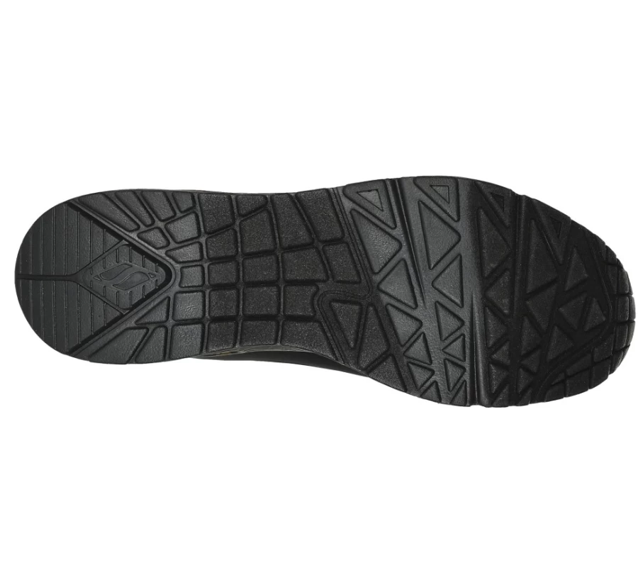 SKECHERS Men's Year Of The Rabbit Uno Celebrat-Airy Sneakers in Black & Red