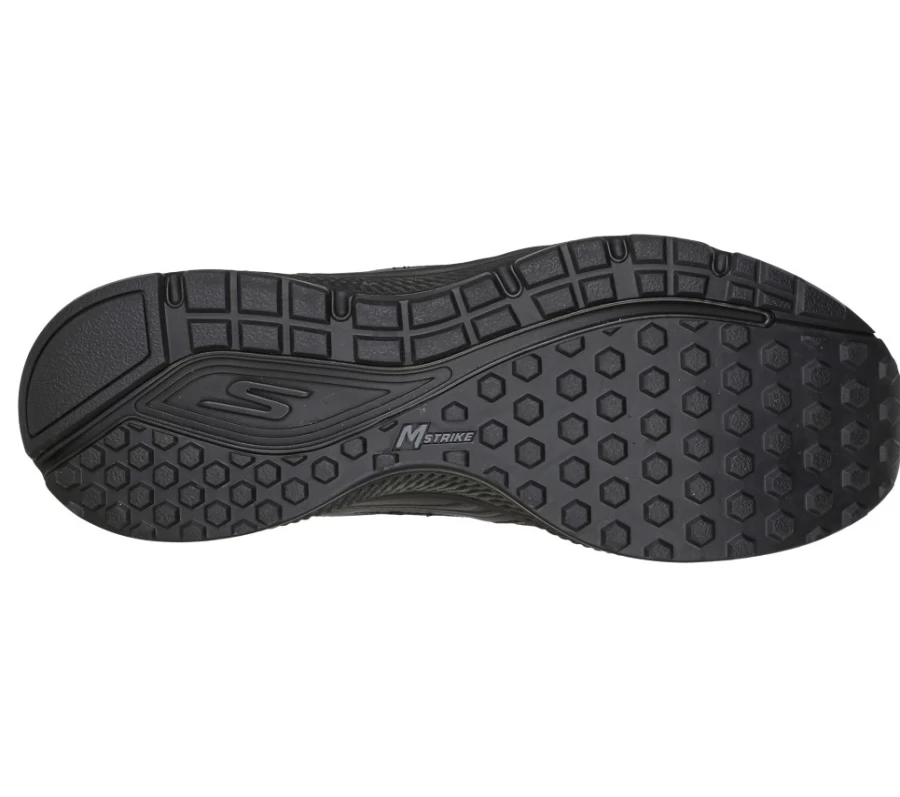SKECHERS Men's Go Run Consistent - Up Time Running Shoes in Black