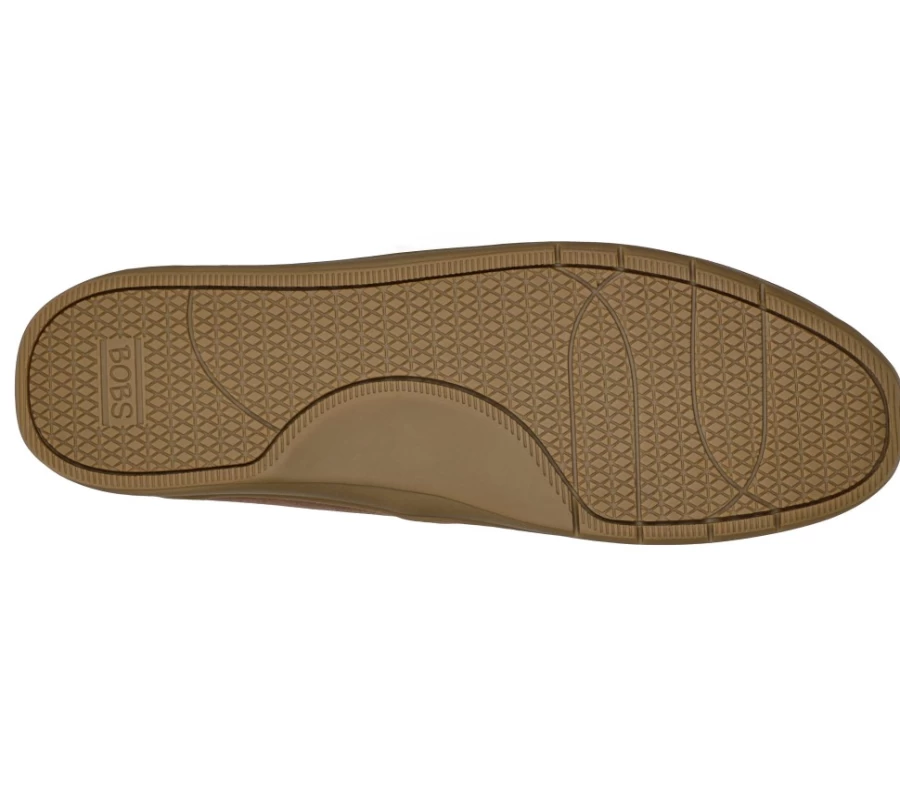 SKECHERS Women's Bobs Arch Fit Plush - Brown Comfort Slip-On Sneakers with Slow Recovery Lapse Technology