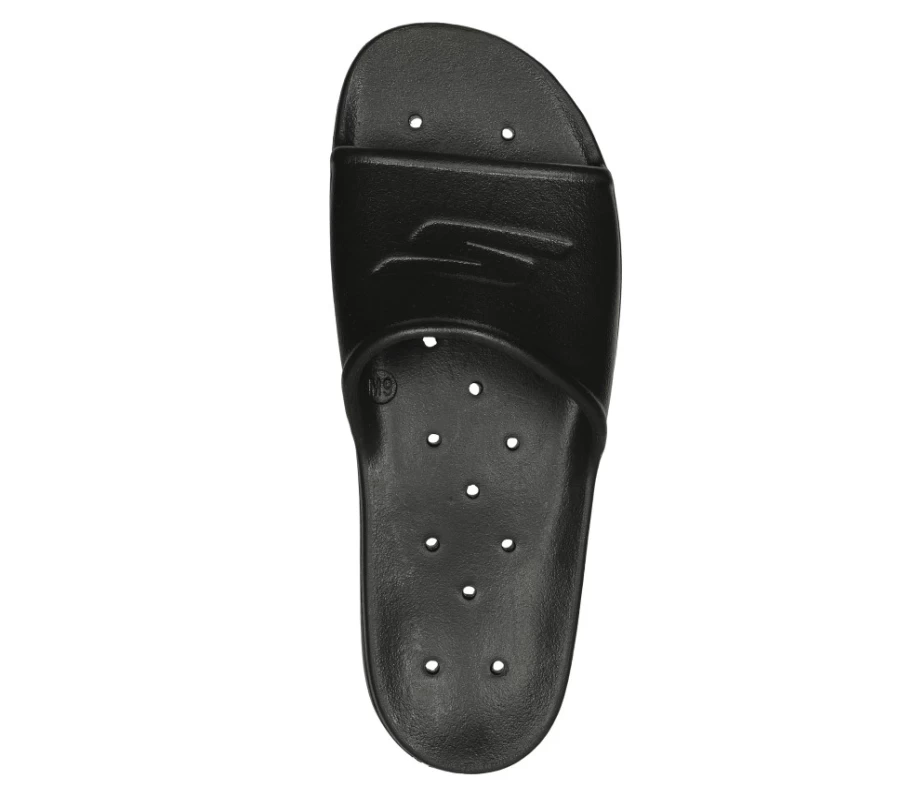 SKECHERS Men's Hyper Ease Slip-On Sneakers - Black Comfortable Walking Shoes