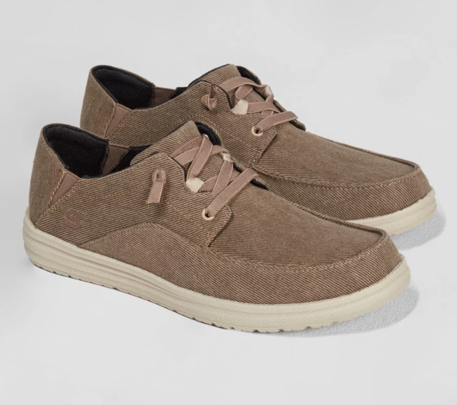 SKECHERS Men's Brown Volgo Casual Shoes - Melson Style
