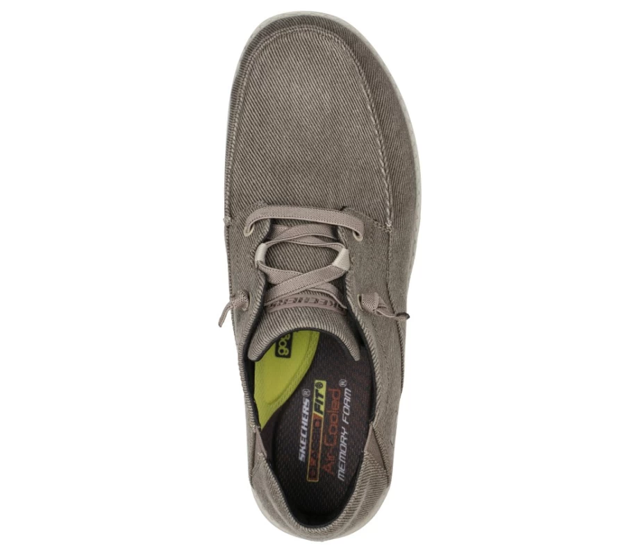 SKECHERS Men's Brown Volgo Casual Shoes - Melson Style