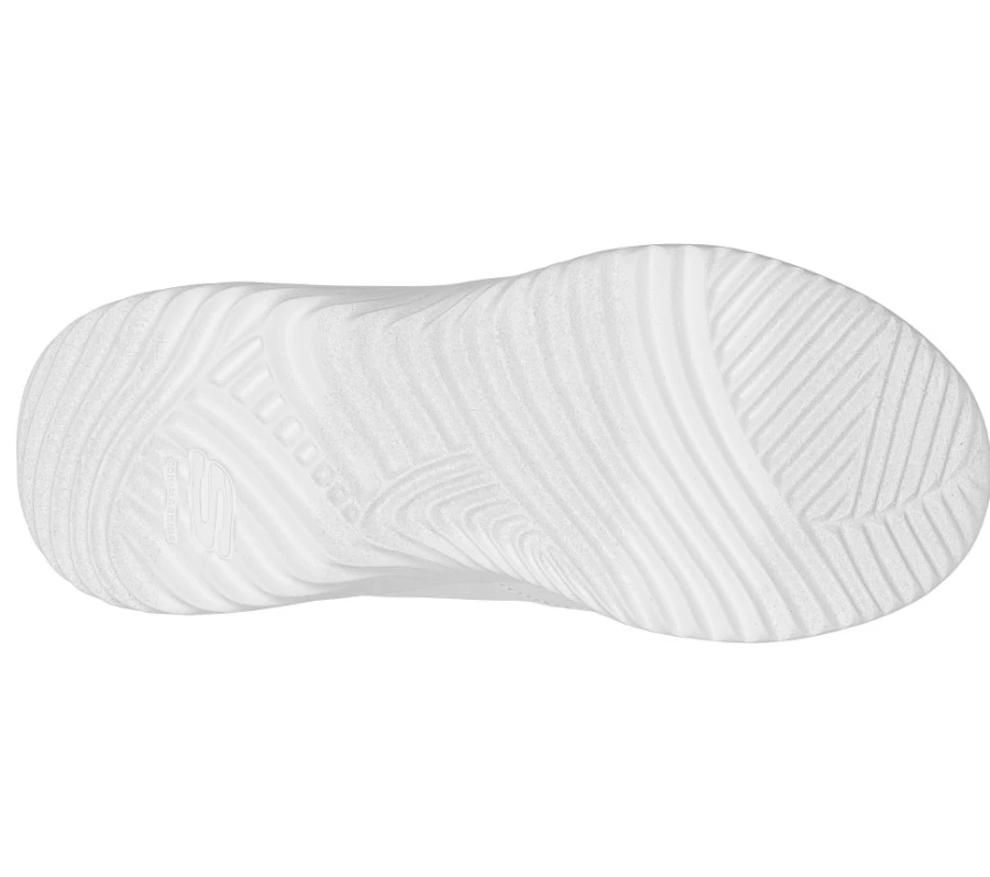 SKECHERS Kids' Bounder - Power Study Sneakers in White for Active Play & Comfort