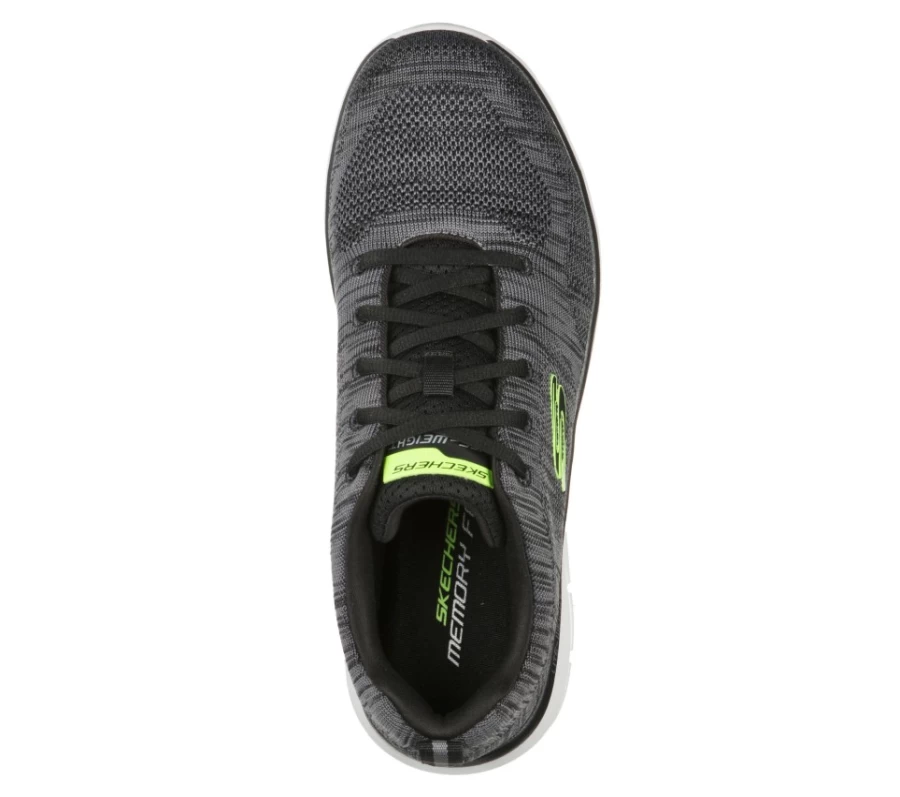 SKECHERS Men's Track - Front Runner Sneakers in Charcoal/Black | Lightweight Running Shoes
