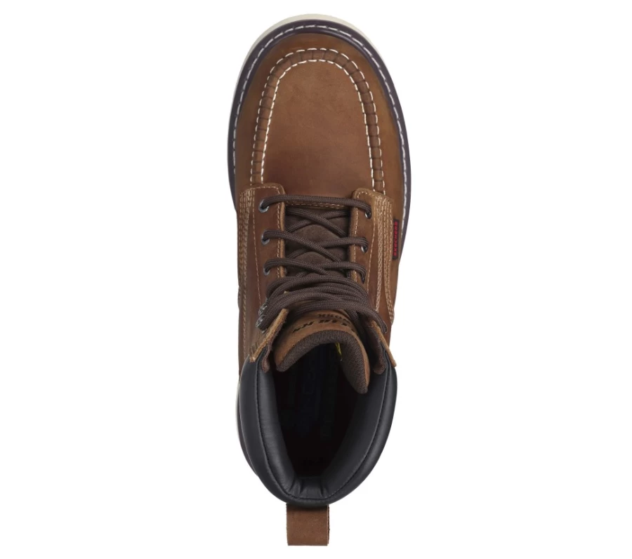 SKECHERS Men's Brown Kadmiel - Bennot Work Shoes