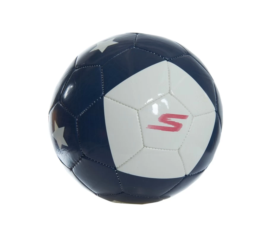 SKECHERS Men's Blue/Red Size 5 Soccer Ball - Official USA Match Football