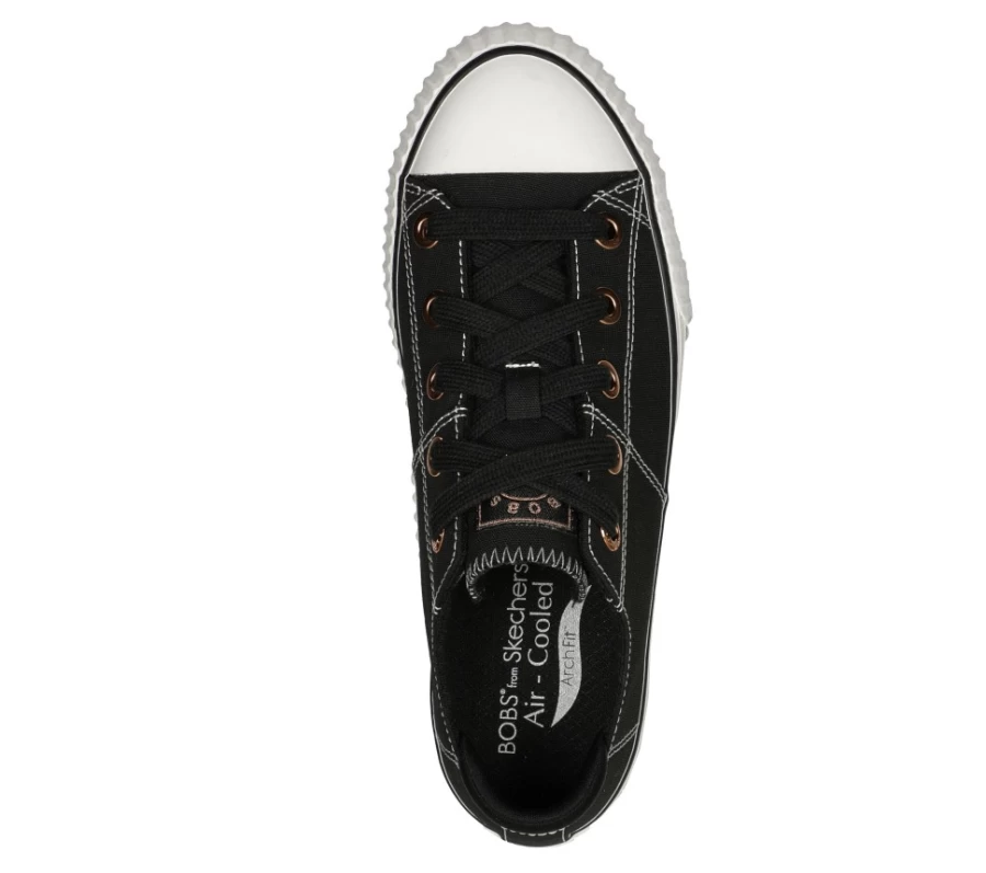 SKECHERS Women's Arch Fit Utopia - Black Arching Star Sneakers
