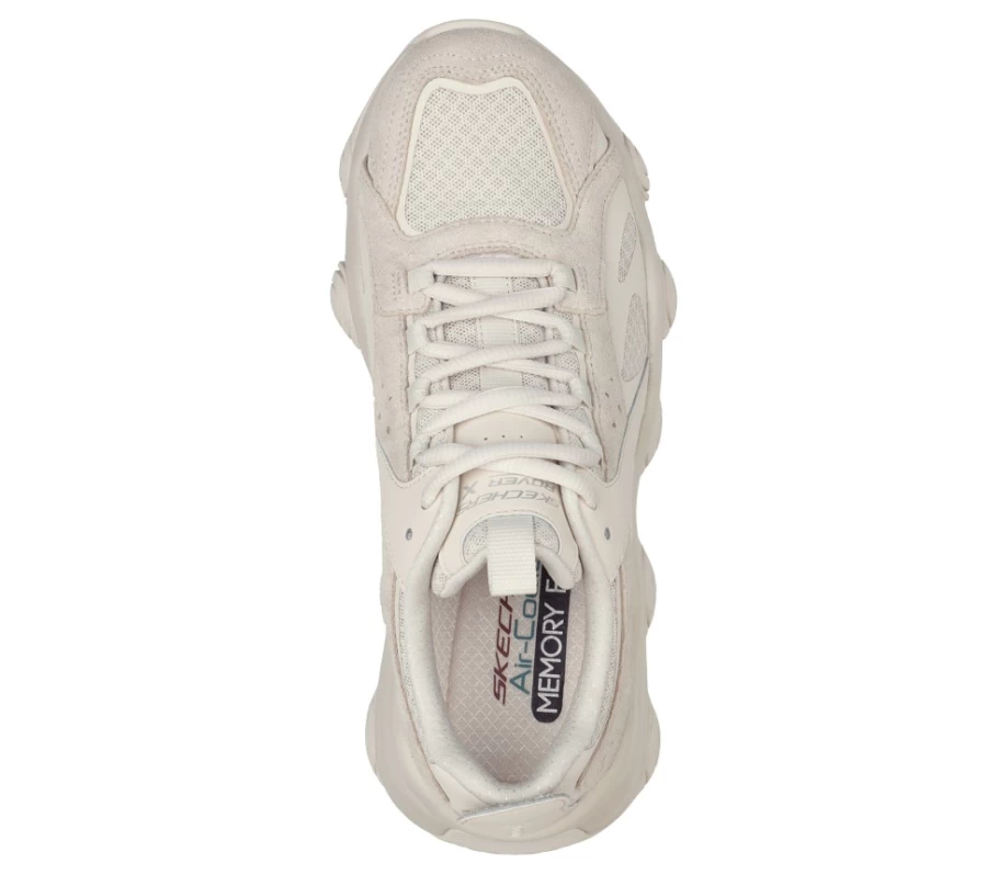 SKECHERS Women's Rover X - Bold Remix Sneakers in Off White | Lightweight Comfort Walking Shoes