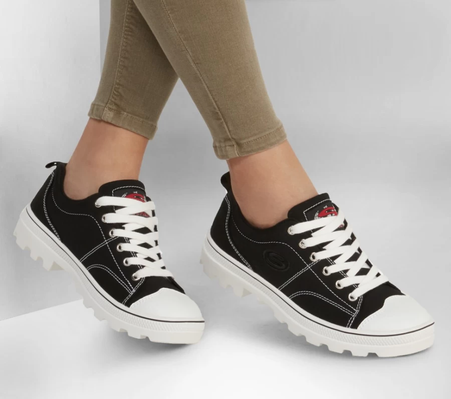 SKECHERS Women's Roadies - True Roots Sneakers in Black