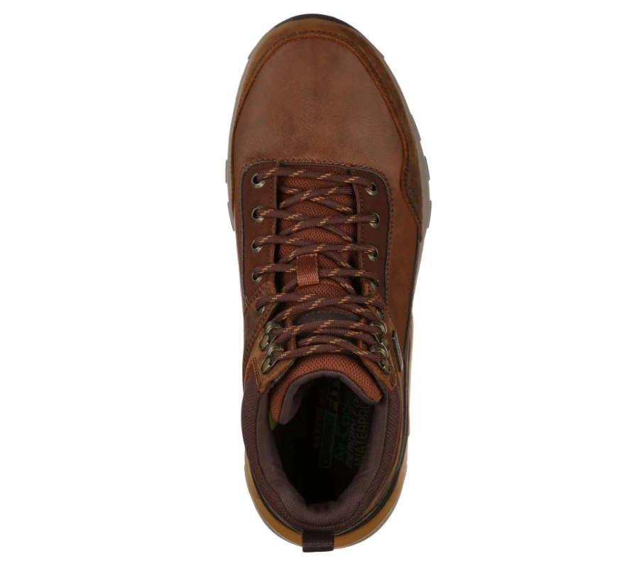 SKECHERS Men's Ruskin Relaxed Fit Flywalk Casual Shoes in Brown