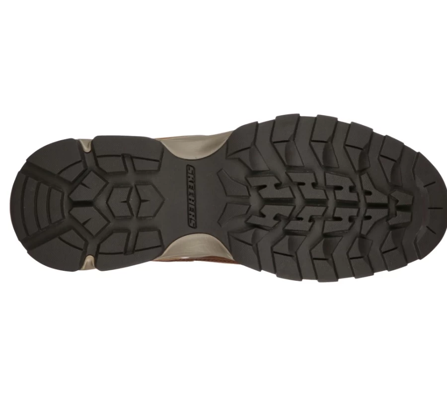 SKECHERS Men's Ruskin Relaxed Fit Flywalk Casual Shoes in Brown