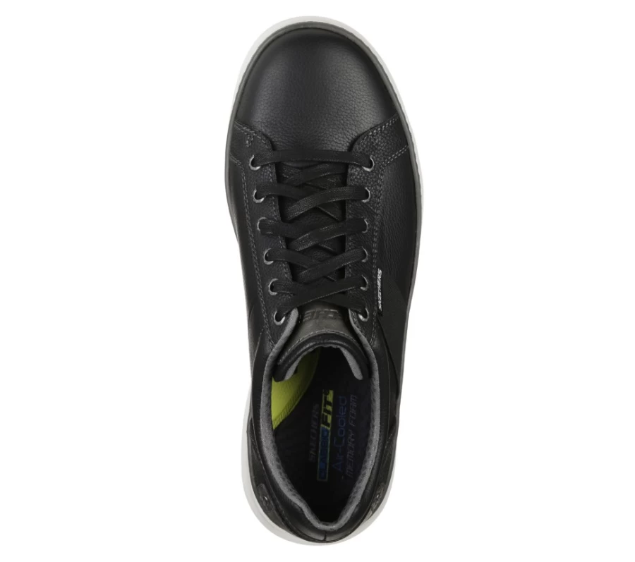 SKECHERS Men's Moreno - Winsor Black Sneakers