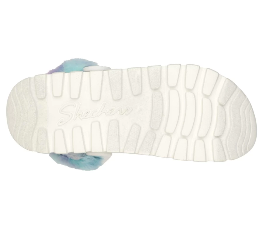SKECHERS Women's Foamies Arch Fit Footsteps Sneakers in White/Multi - Comfortable Walking Shoes
