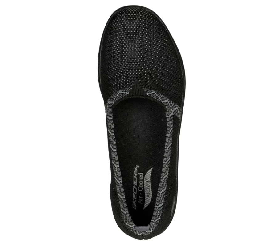 SKECHERS Women's Arch Fit Uplift - Vista Sneakers in Black & Gray for Comfort & Support