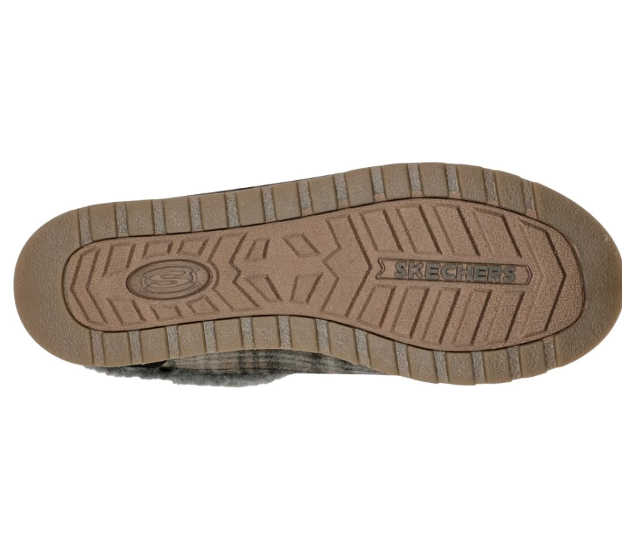 SKECHERS Women's Plaidriffic Sneakers in Charcoal - Bobs Keepsakes Collection