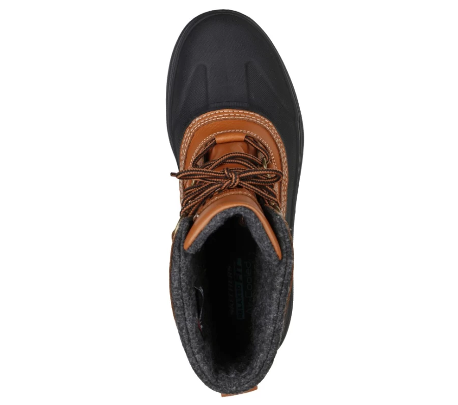 SKECHERS Men's Relaxed Fit Wealer Muck - Morrow Light Brown Casual Shoes