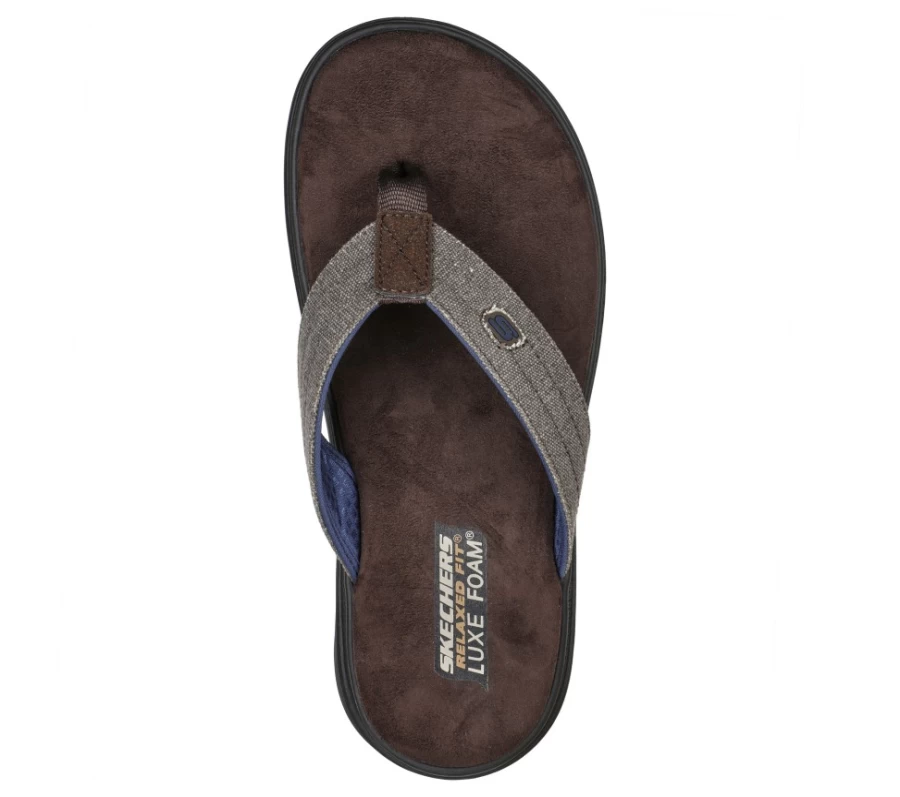 SKECHERS Men's Radnor Relaxed Fit Sneakers in Chocolate - Proven Comfort & Style