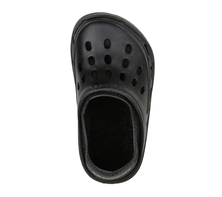 SKECHERS Kids' Foamies Swifters II Lined Boots - Black, Warm Winter Footwear