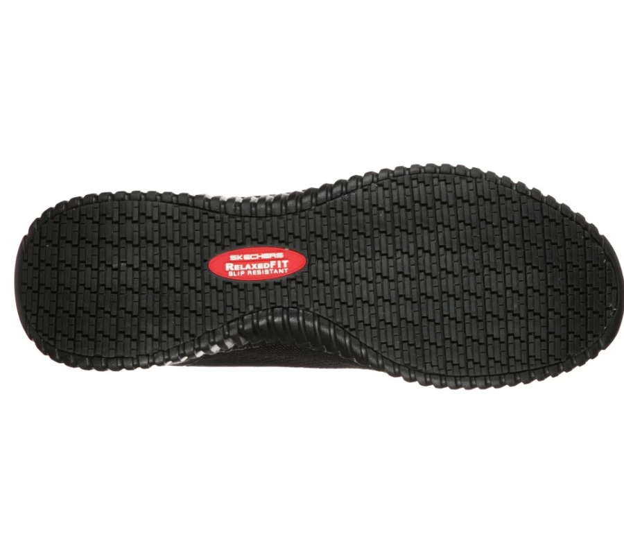 SKECHERS Men's Cessnock Sr Relaxed Fit Sneakers in Black - Comfortable Casual Shoes