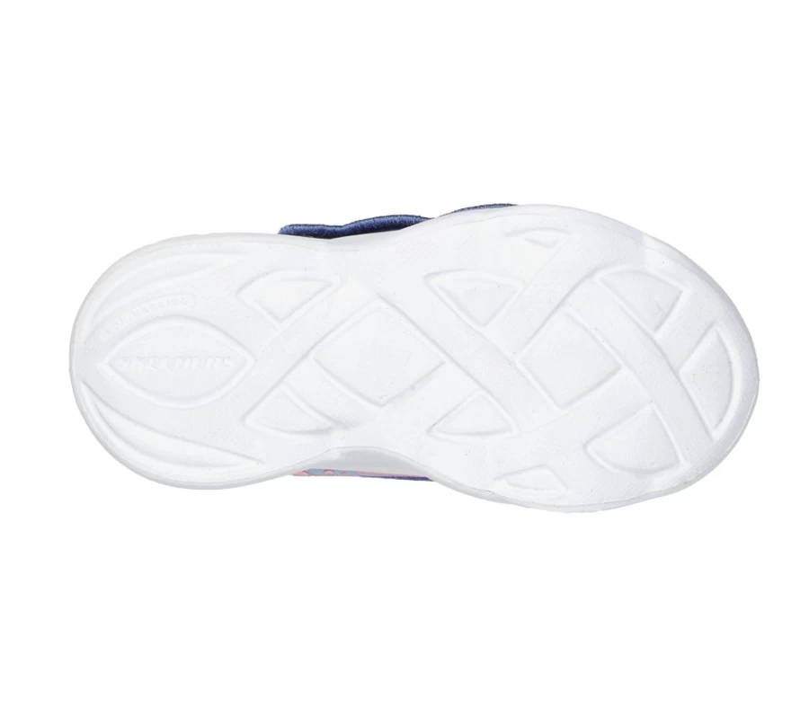 SKECHERS Kids' Twisty Brights Lights Sneakers - Blue Turquoise Wingin' It Light-Up Shoes
