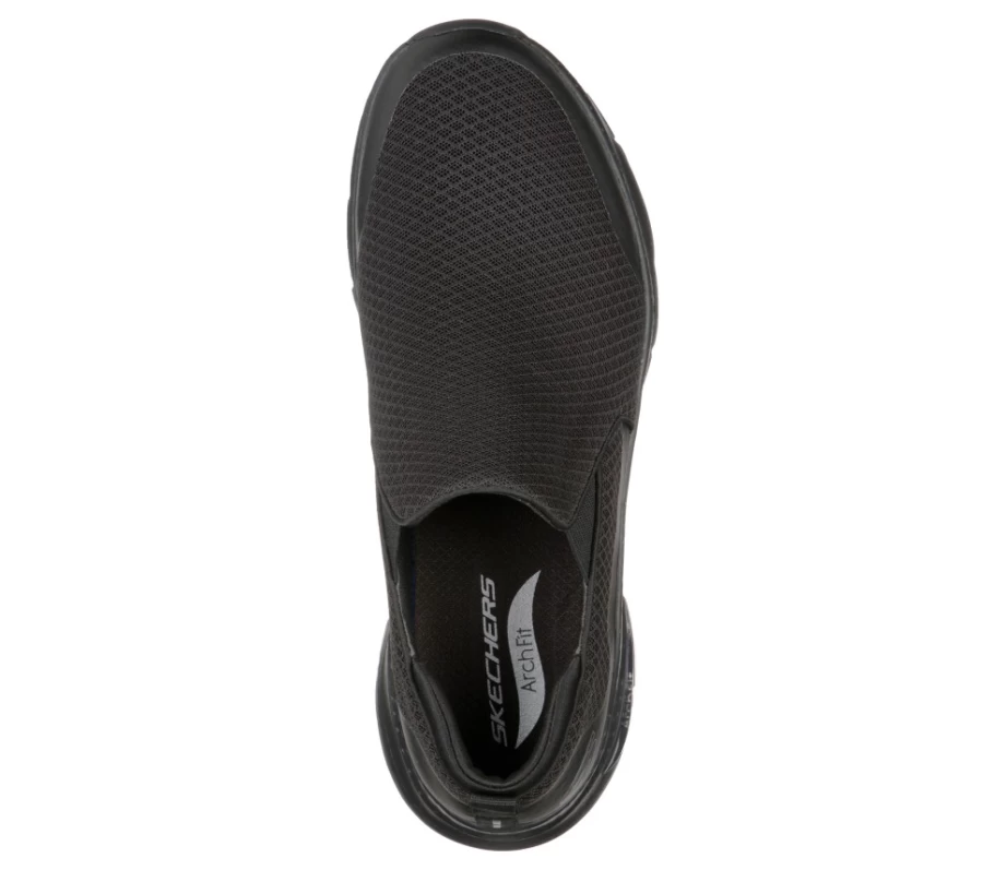 SKECHERS Men's Arch Fit Banlin Sneakers in Black - Comfortable Walking Shoes for Men