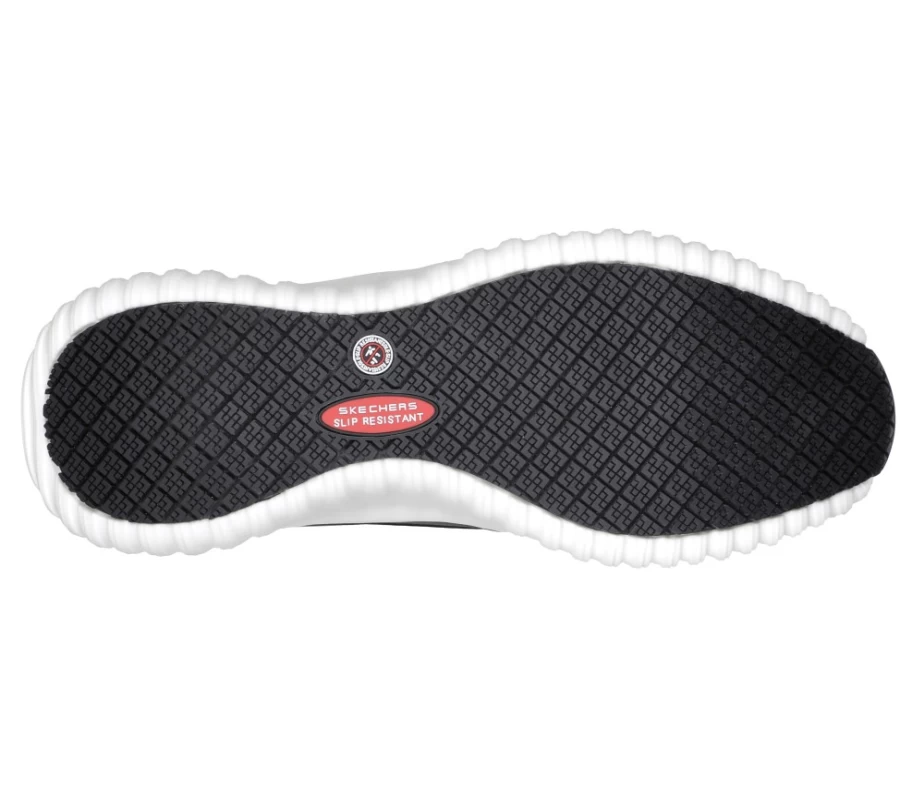 SKECHERS Men's Work: Cicades - Karvin Sneakers in Black & Blue