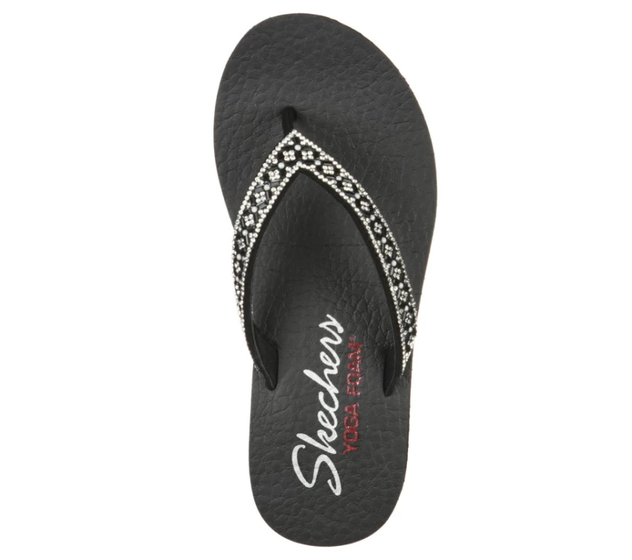 "SKECHERS Women's Black Lotus Bae Meditation Shoes"