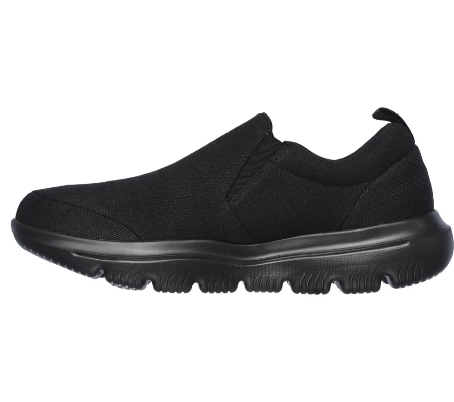 SKECHERS Men's Go Walk Evolution Ultra - Ramble Slip-On Walking Shoes in Black