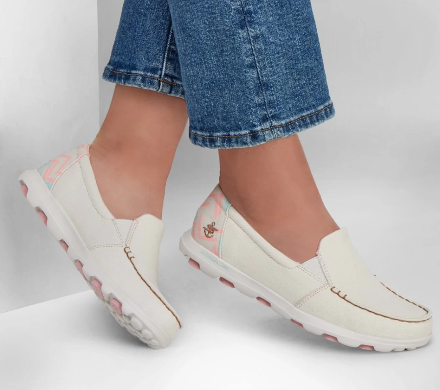 SKECHERS Women's On-The-Go 2.0 Key West Sneakers in Natural - Lightweight Comfort Walking Shoes