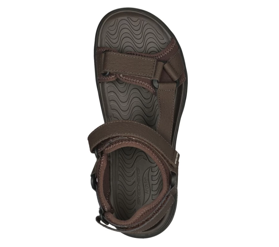 SKECHERS Men's Arch Fit Melo Sneakers in Chocolate - Comfortable Walking Shoes for Men