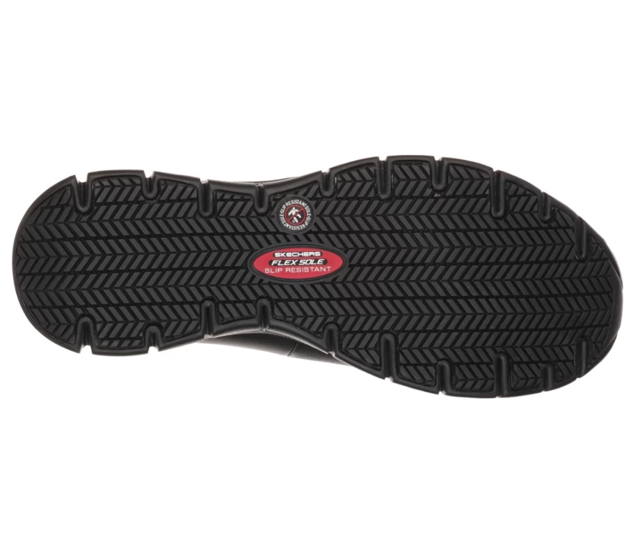 SKECHERS Women's Sure Track Relaxed Fit Sneakers in Black - Comfortable Slip-Resistant Shoes