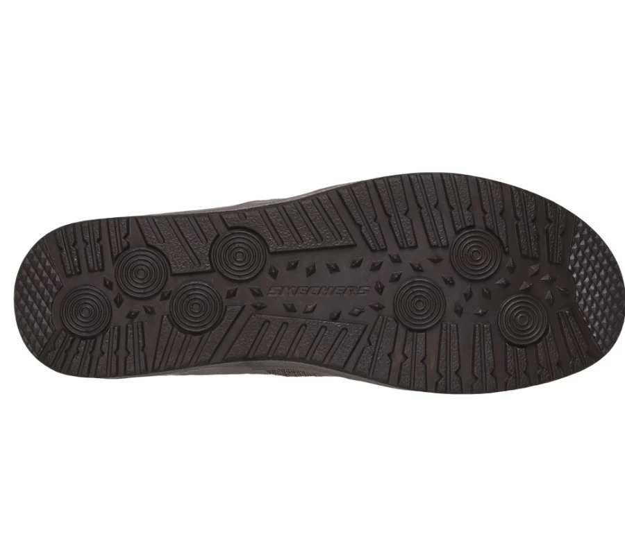 SKECHERS Men's Slip-On Melson Bentin Sneakers in Taupe - Comfortable Slip-Ins for Casual Wear
