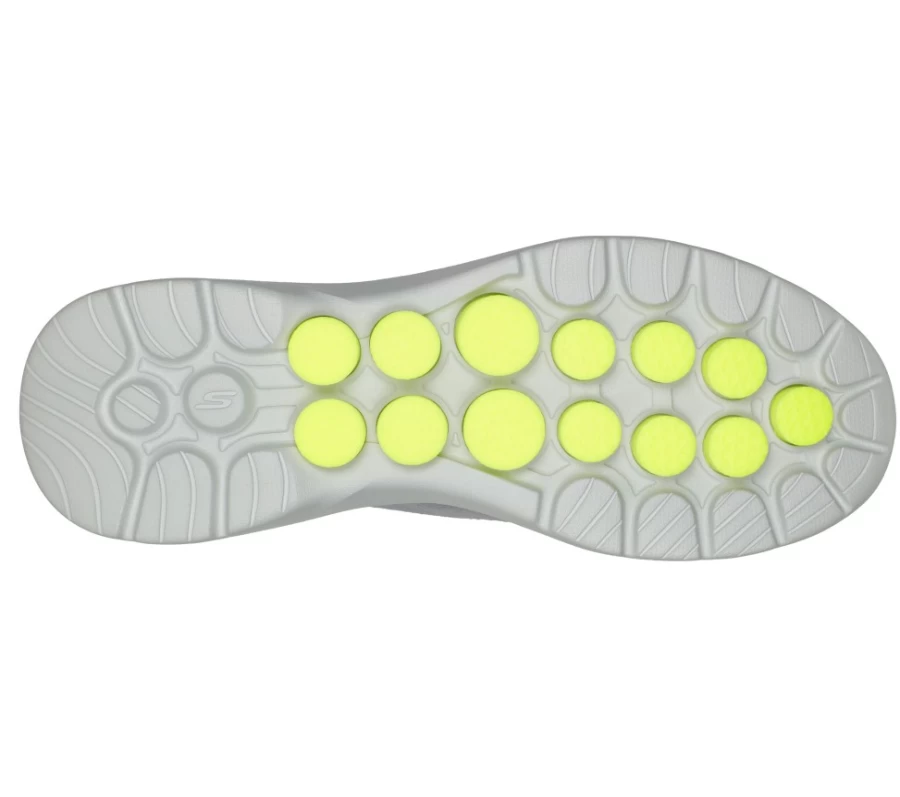 SKECHERS Men's Go Walk 6 Slip-On Walking Shoes - Lightweight Comfort Sneakers in Gray