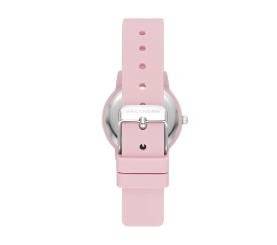 SKECHERS Women's Pink Scalloped Bezel Watch - Stylish & Elegant Timepiece