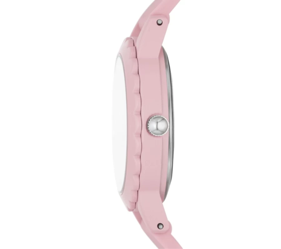 SKECHERS Women's Pink Scalloped Bezel Watch - Stylish & Elegant Timepiece