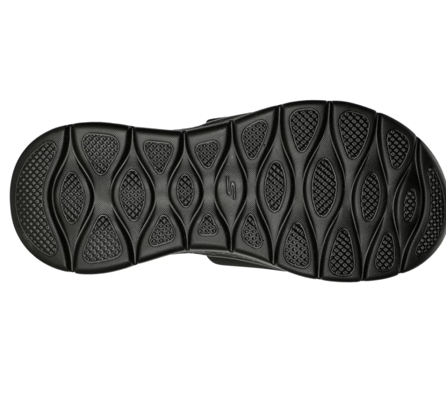 SKECHERS Men's Go Walk Flex Omura Sandals - Black | Lightweight Comfortable Walking Shoes