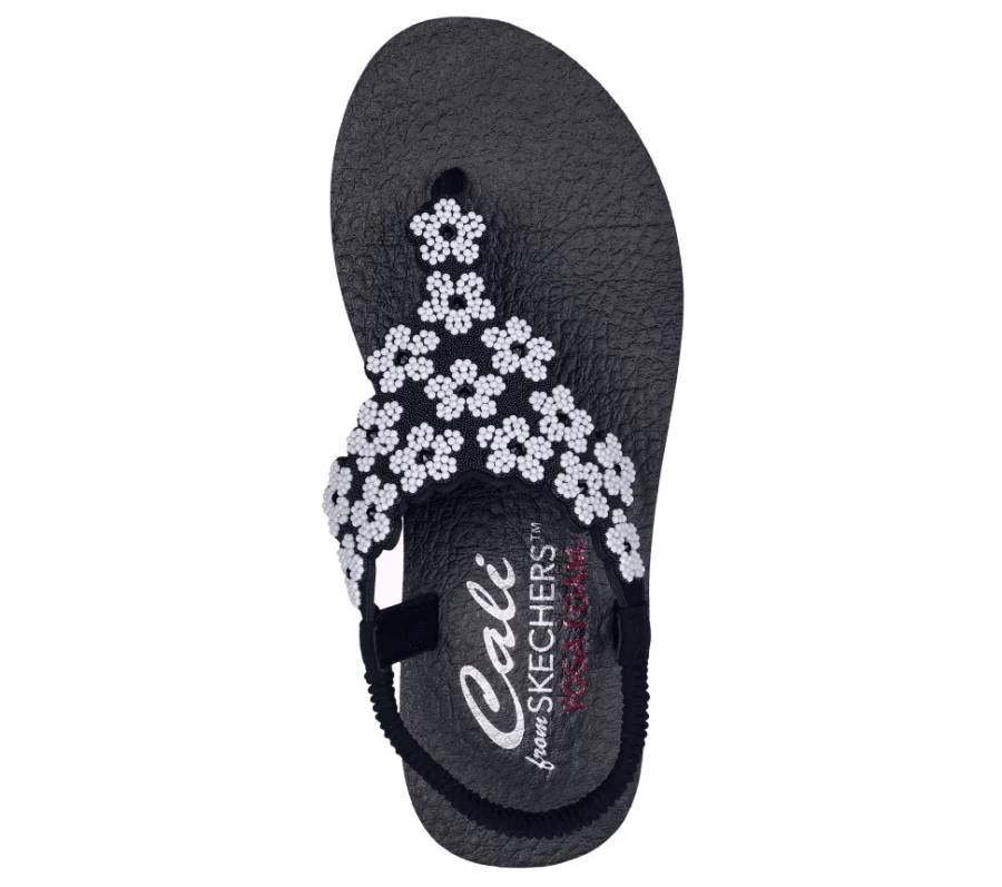SKECHERS Women's Black Meditation Pearly Thing Walking Shoes for Comfort & Style