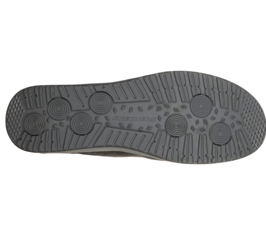 SKECHERS Men's Melson - Planon Relaxed Fit Sneakers in Charcoal