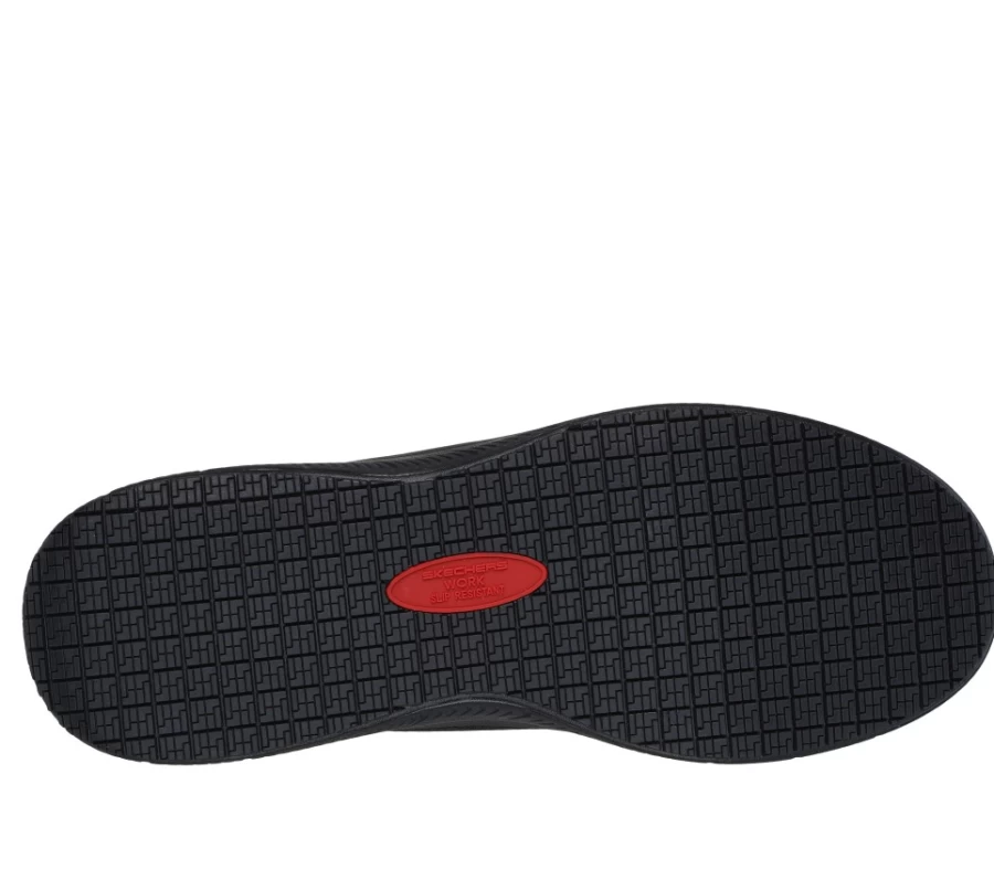 SKECHERS Men's Slip-Ins Work Summits Colsin Slip-On Shoes - Black
