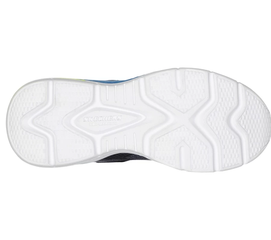 SKECHERS Kids' Tri-Namics S Lights Sneakers in Black, Yellow & Blue