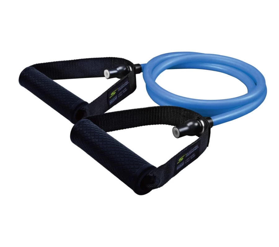 SKECHERS Men's Blue Medium Fitness Resistance Tube for Strength Training & Workouts