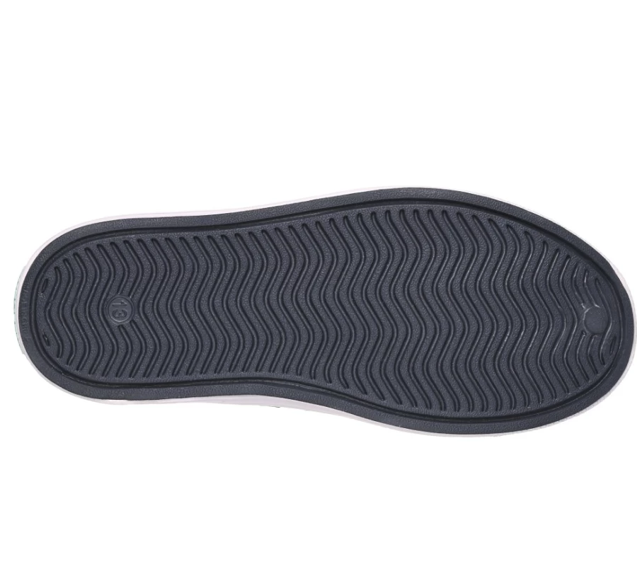 SKECHERS Kids' Foamies Guzman Steps - Dino-Might Sneakers in Charcoal & Lime