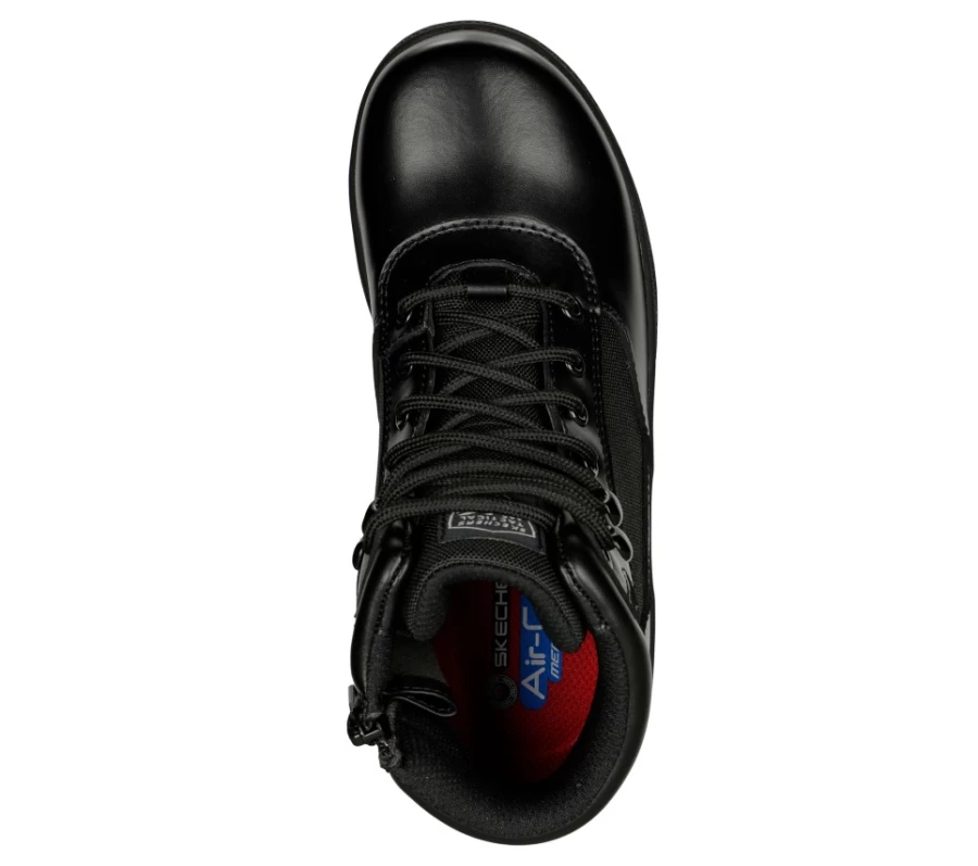 SKECHERS Women's Rotund - Briggit Black Work Shoes
