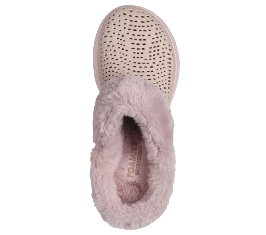 SKECHERS Women's Go Walk 5 Lined - Cozy Embrace Sneakers in Mauve Foamies