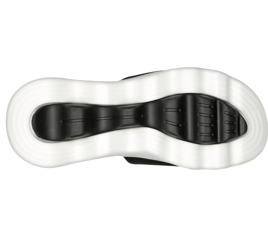 SKECHERS Men's Go Walk Massage Fit - Kneaded Relief Walking Shoes in Black & White for Comfort & Support