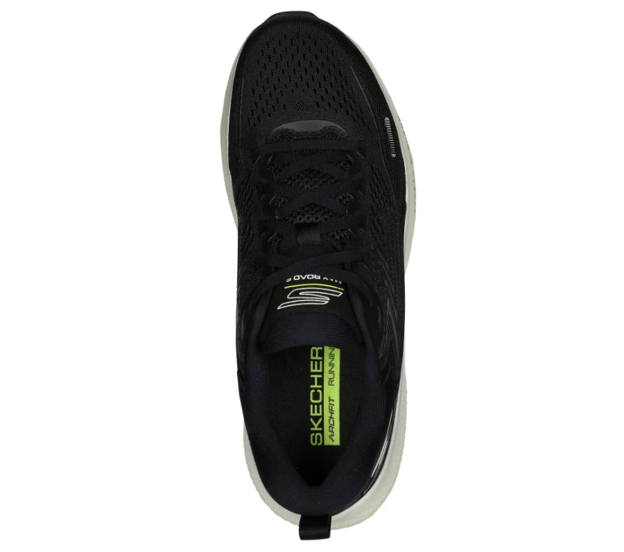 SKECHERS Men's Go Run Maxroad 6 Running Shoes - Black / Lime